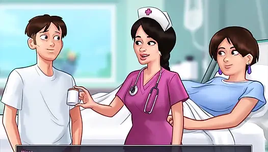 Kisah musim panas: suster membantu Johannes