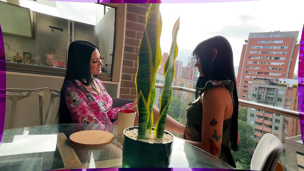 Lesbian Morning Sex: Helping My Friend Cum and Our Friend Fucks Us