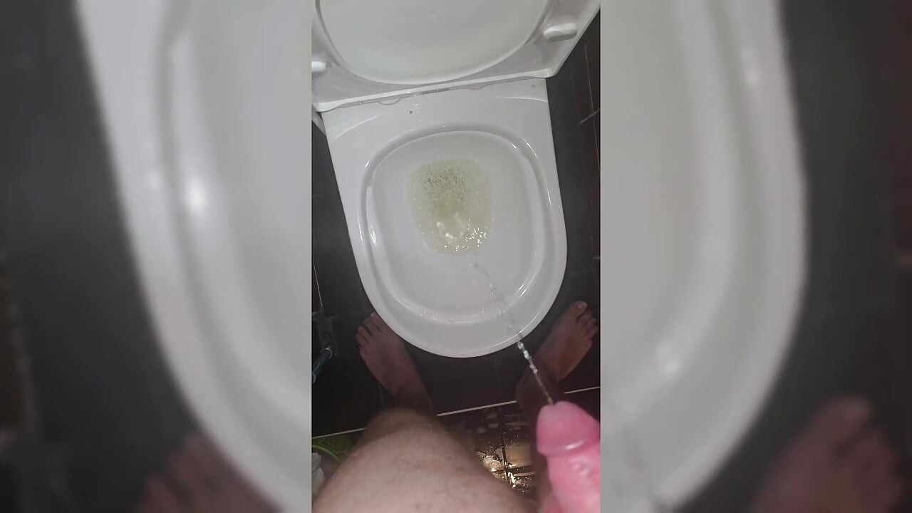 Jimbob Pissing in Toilet