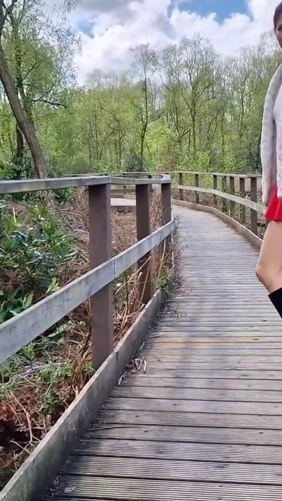 Unforgettable moment from "Nicky Brill no panties in public park and peeing"