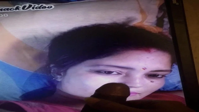Desi aunty cum tribute