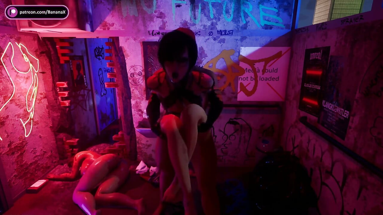 Futa Wrecks Futa in Filthy Club Toilet