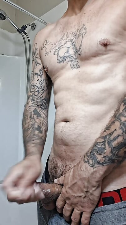 Stroking this cock