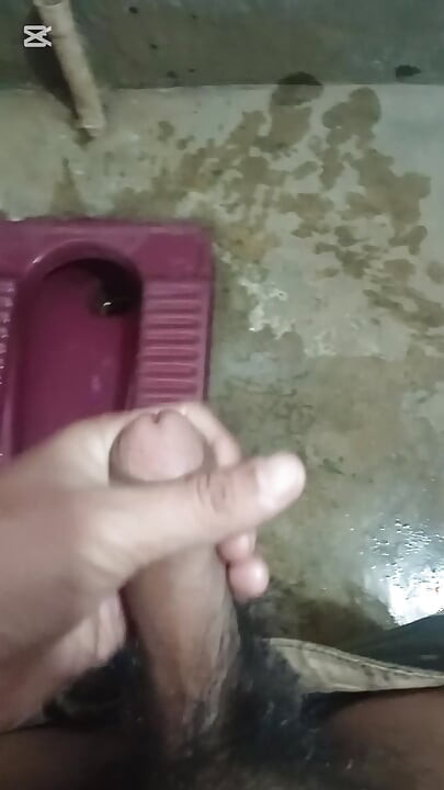Musterbation at Bathroom