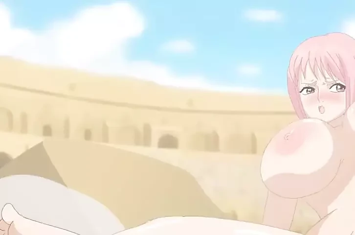 One Piece - Luffy o fute pe Rebecca anal în fața tuturor P54