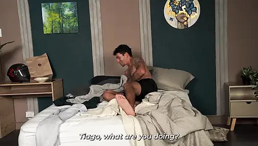 Stepmother can't stand her stepson's messiness anymore and would rather have sex with him.