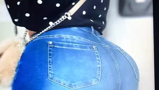 Big Ass In Jeans Cum Tribute