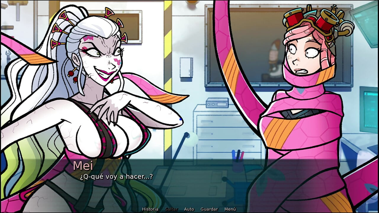 Mei'nin projesi - demon slayer'dan şehvetli daki: kimetsu no yaiba güzel mei'nin büyük icatını testiyor