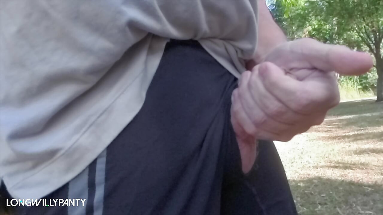 Uncut cock flopping around in public flashing dare.