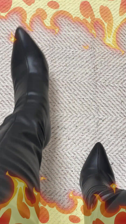 You like boots, don't you? Be honest.