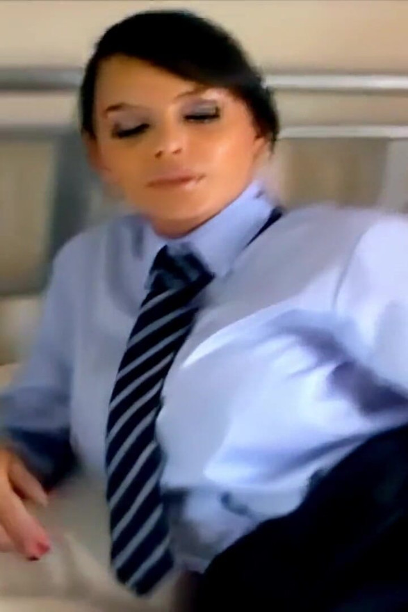 Uniform Tease Featuring Sasha Cane