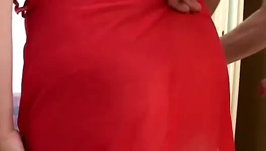 Chubby woman banged hard and sprayed in mouth