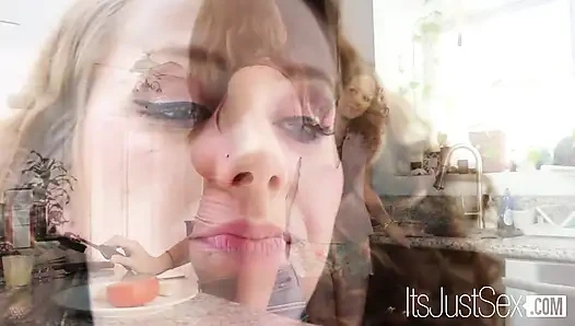 Katerina moss jilat memek kimber day di dapur (psikologi wanita)