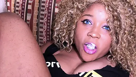 Newbie Nina Rivera Loves to Pop Bubblegum and Play with Her Pretty Pussy