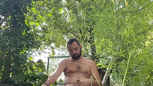 Boy in the woods