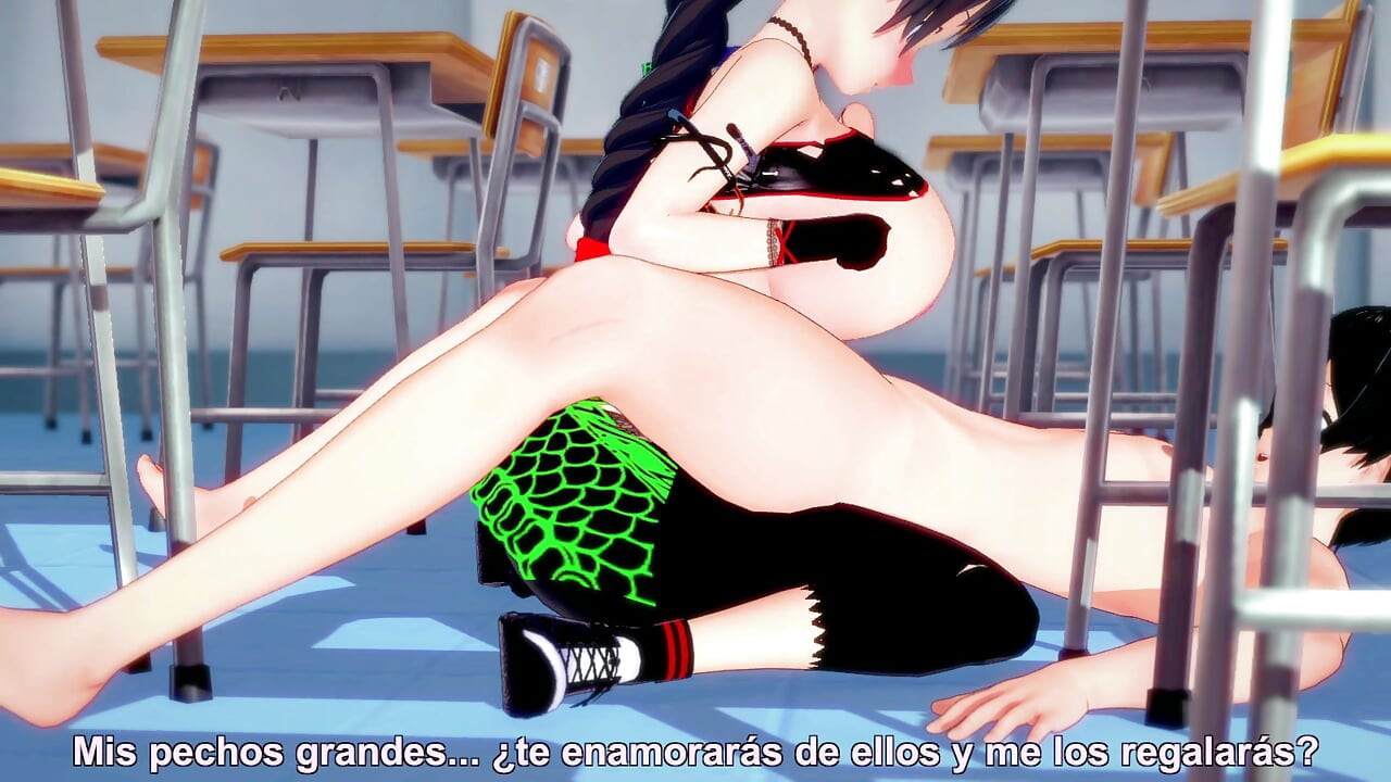 Dos tetonas hentai colegialas