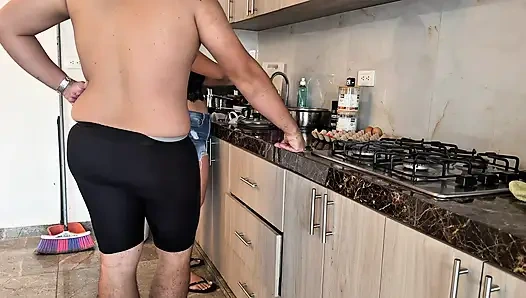 Stepmom Wants to Fuck in the Kitchen