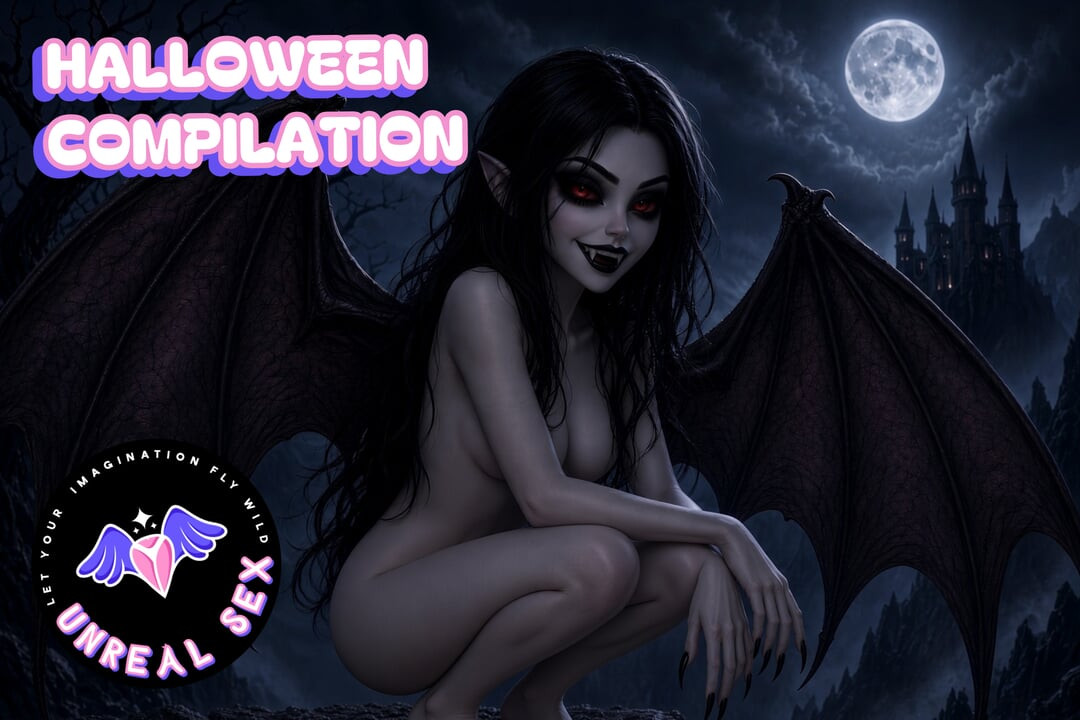 Quirky AI Generated Horror Sluts Compilation - Witch, Vampiress, Ghost Bride & Frankenstein's Girlfriend