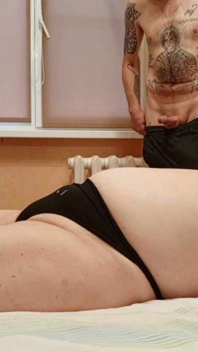 my wife loves when I cum on her panties | Clip 3