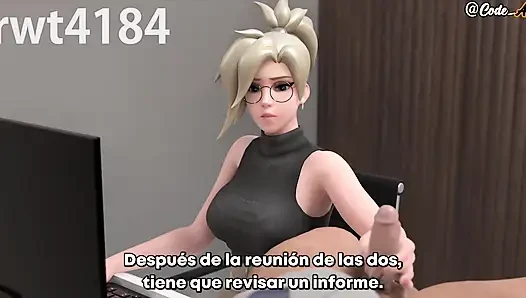 Mercy gets fucked and gets a creampie