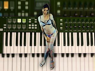 Vizualizator de muzică în bikini