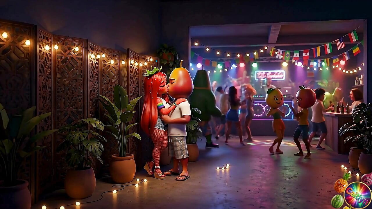 Επεισόδιο 5 - Χαριτωμένο κορίτσι φράουλα και γλυκός άντρας αβοκάντο μοιράζονται απαλές στιγμές AI Hentait