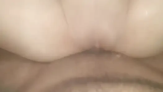 Stepsister squirts and both holes filled with cum