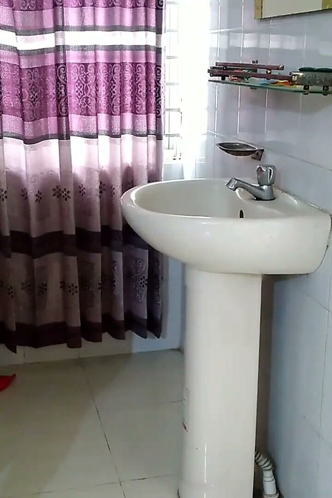 Pakistani Sexy Stepaunty Stand Front of Mirror & Hair Combined Then a Guy Fucks Her on Valentine's Day