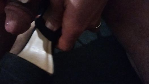 Fucking my wife's heel before I fuck her in the heels.