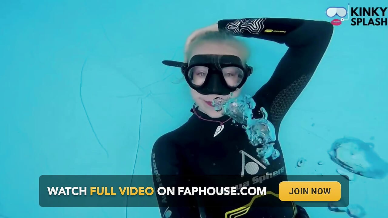 Underwater Wetsuit JOI in My Private Pool