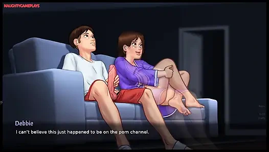 Summertime Saga Part 25 By DarkCookie - MILF Stepmom Helps Pervert Masturbate, MILF Pussy Fingering