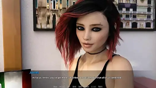 Стань рок-звездой: две горячие девушки и два мужика в пиццерии, эпизод 51