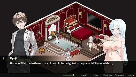 Hentai Game – Naughty Big-Boobs Married Woman Sex - Immoral Bathhouse