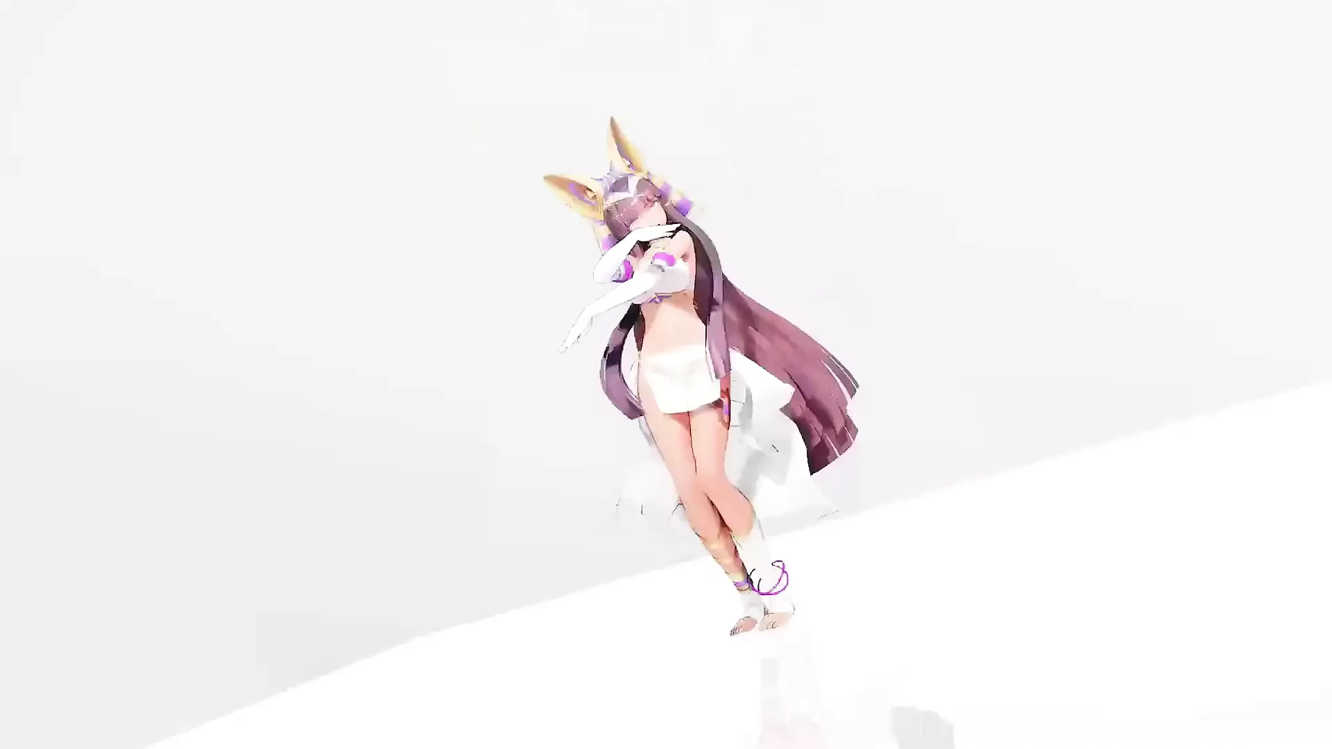 Ramesses II Kawaii Strike Hentai Undress Dance - Purple Bangles Warna Edit Smixix