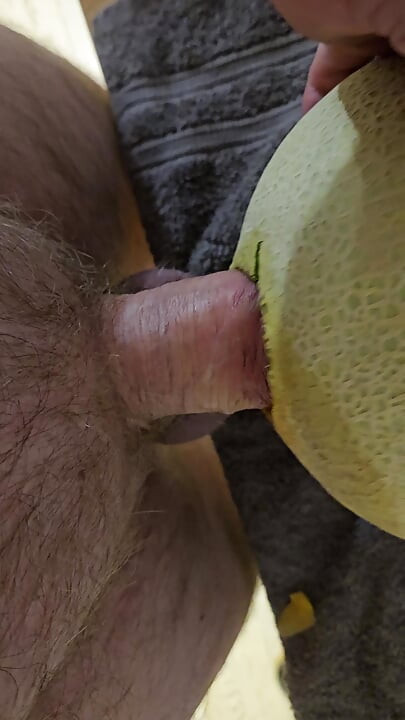 Fucking a melon