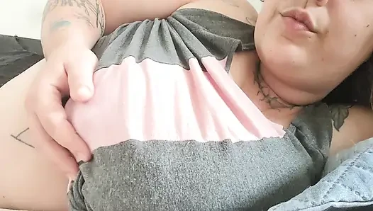 Preparing My Boobs to Give You Milk (no Talking)