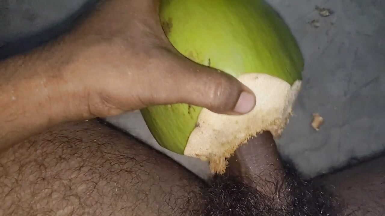 Nariyal ki desi chudai