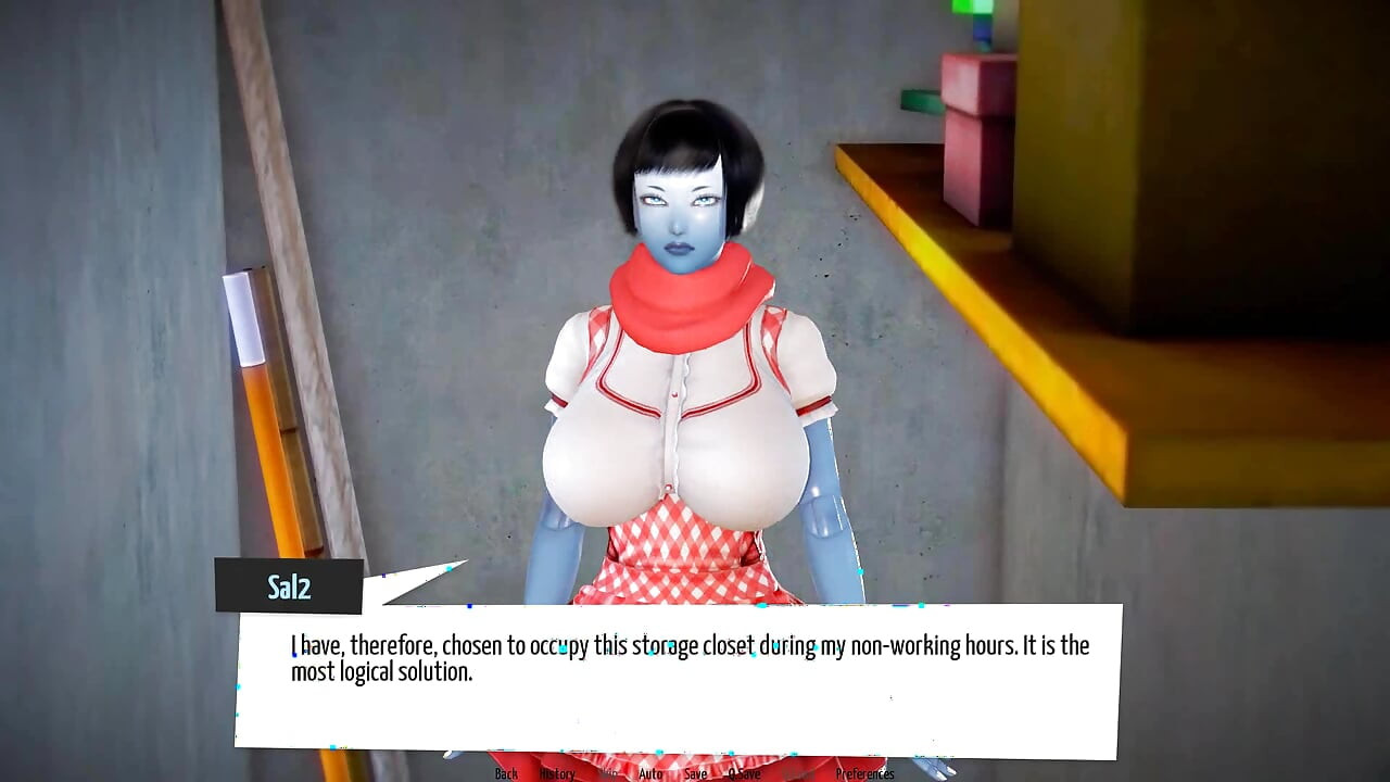 Sexus resort: robot girl with big boobs ep 3