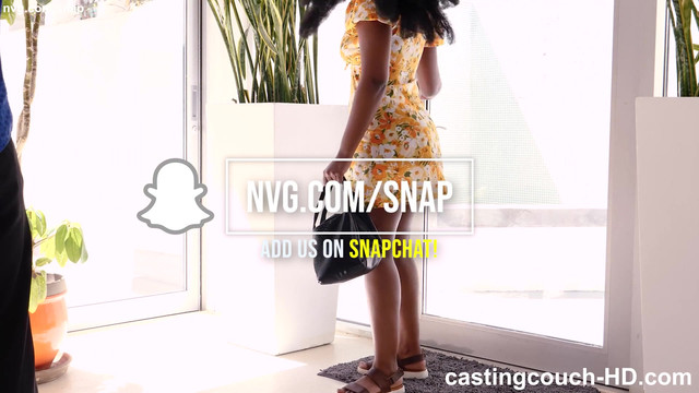 Let’s make this an unforgettable experience! Let’s watch the sexy black goddess with an incredible booty get fucked by a rapper in a rap music audition.