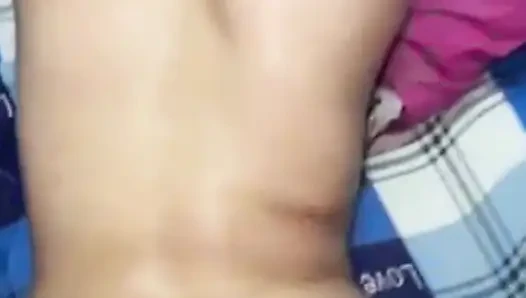 Horny MILF moans while getting fucked hard in doggy-style by a big cock.