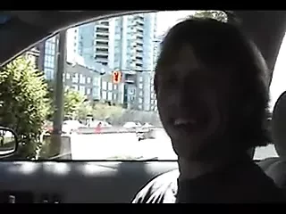 Pale Redhead Nerd Picked Up And Fucked In Car