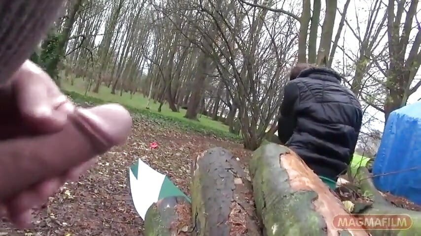 Small Titted Skinny Girl Is Lost in the Forest and Gets Special Help