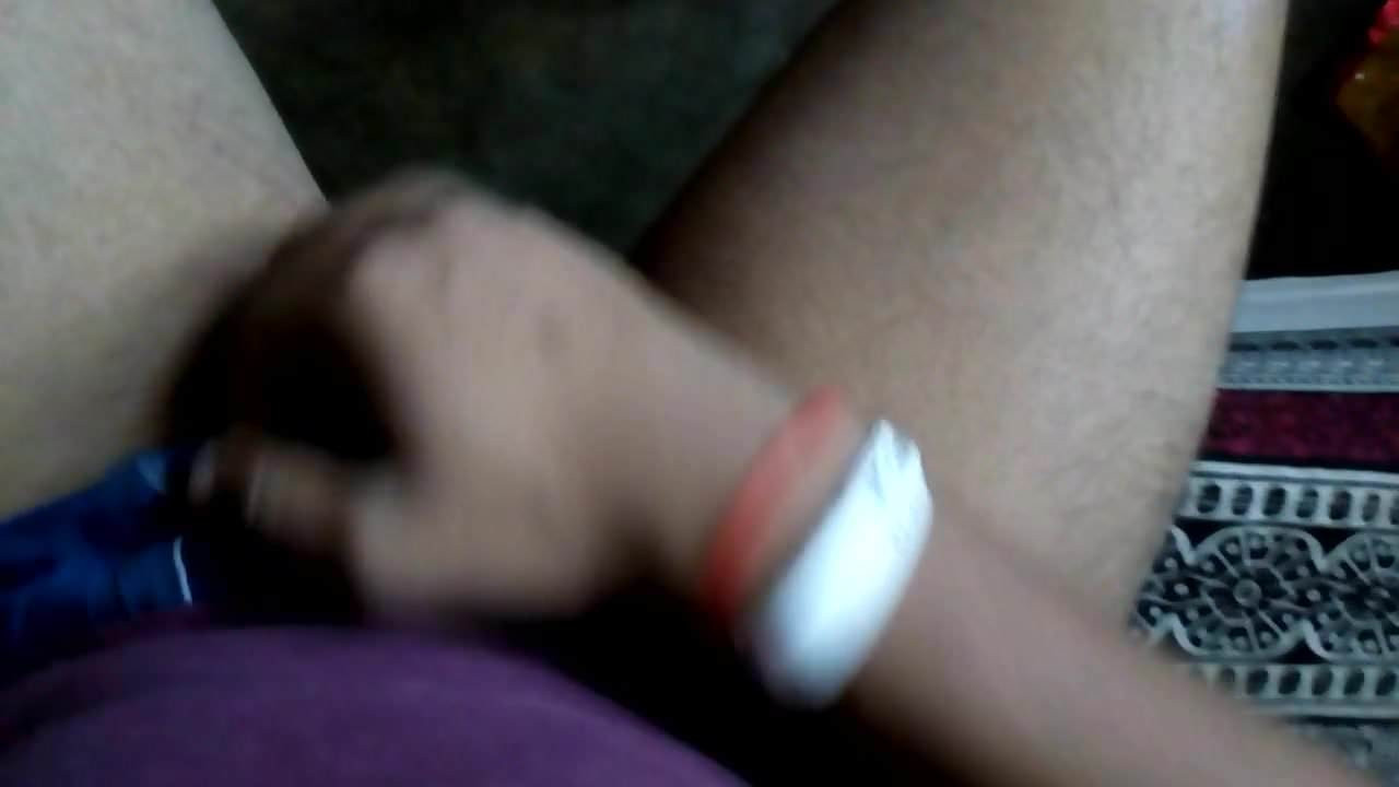 Rubbing and masturbating indian cock