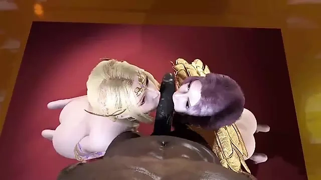 灵魂土地与女神三人行