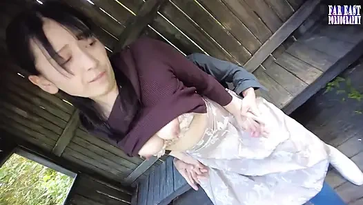 Skirt Side Tease Where Slick Grazing Turns to Instant Climax the Moment She Sinks in - 2