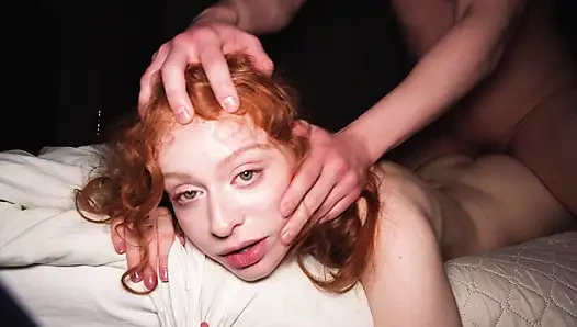 A 20-year-old Redhead Slut Challenged Me and My Dick. I Fucked Her to the Bone!