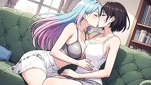 Yapay zeka tarafından oluşturulan çizgi film içeriği, 18 yaşındaki anime kızın sansürsüz videosu, olgun kadınların öpüşme orgazmı