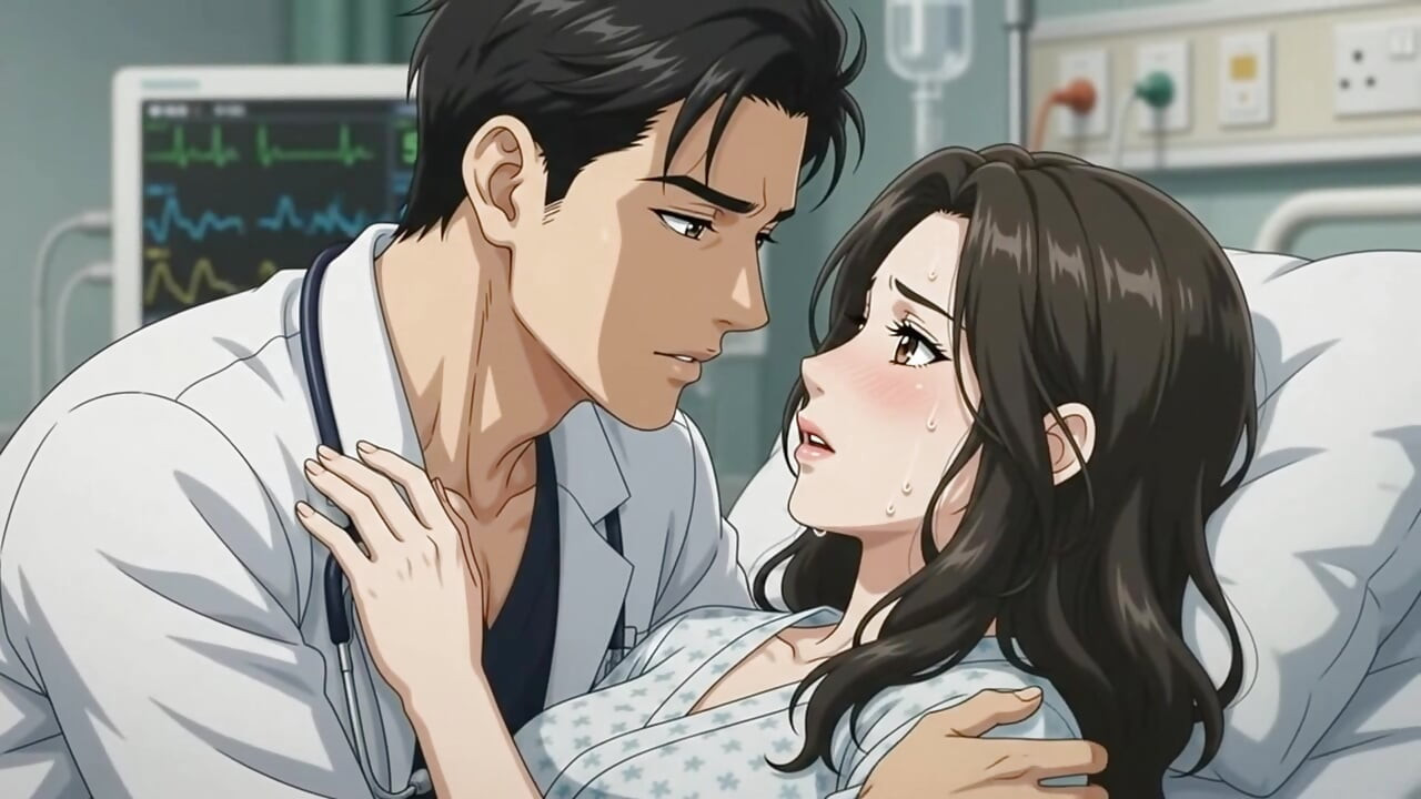 Horny doctor seduce milf and fuck her ass hard