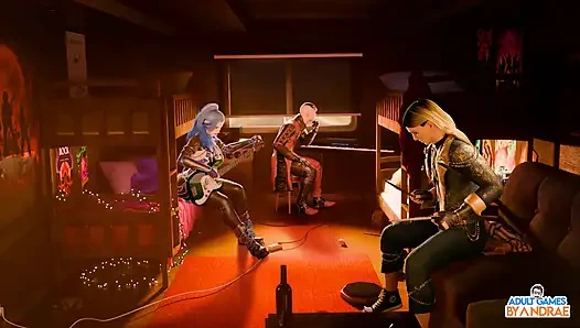 Sex, Sin & Rock'n'roll Gameplay Part 1 - Van Crash, Motel Stop & a Strange New Beginning