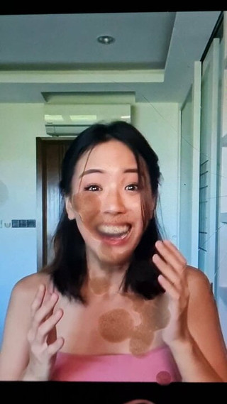 Jolene tiong feliz de recibir mi gran polla semen